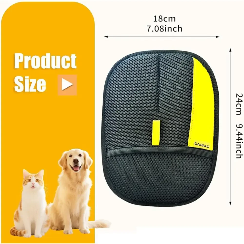 Electrostatic Pet Hair Removal Gloves: Quick Wiping - Reusable & Washable 1pcs